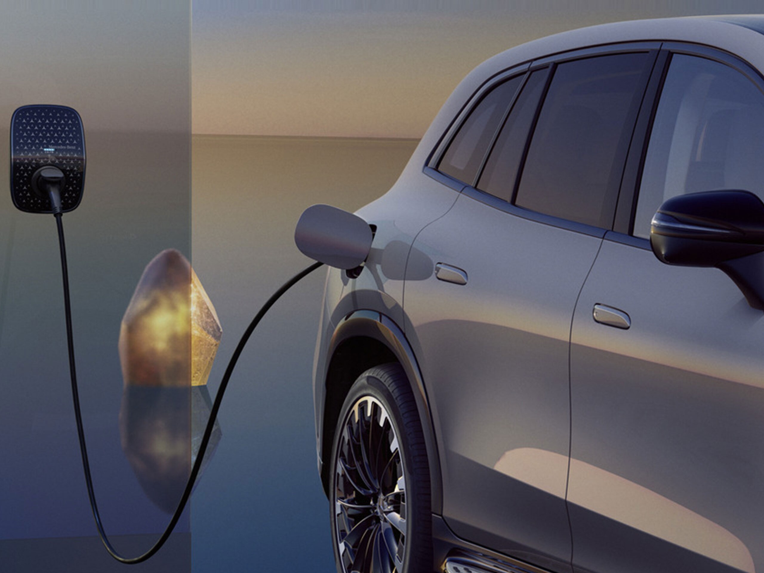 Enchufe de la Mercedes-Benz Wallbox.
