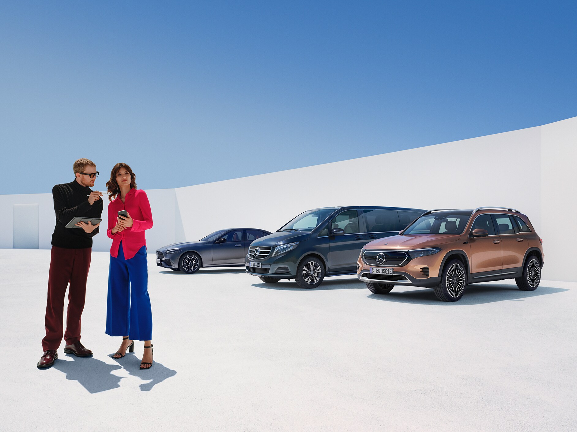 El Diagnóstico a distancia del vehículo como parte del equipamiento de serie de los extras digitales de Mercedes-Benz.