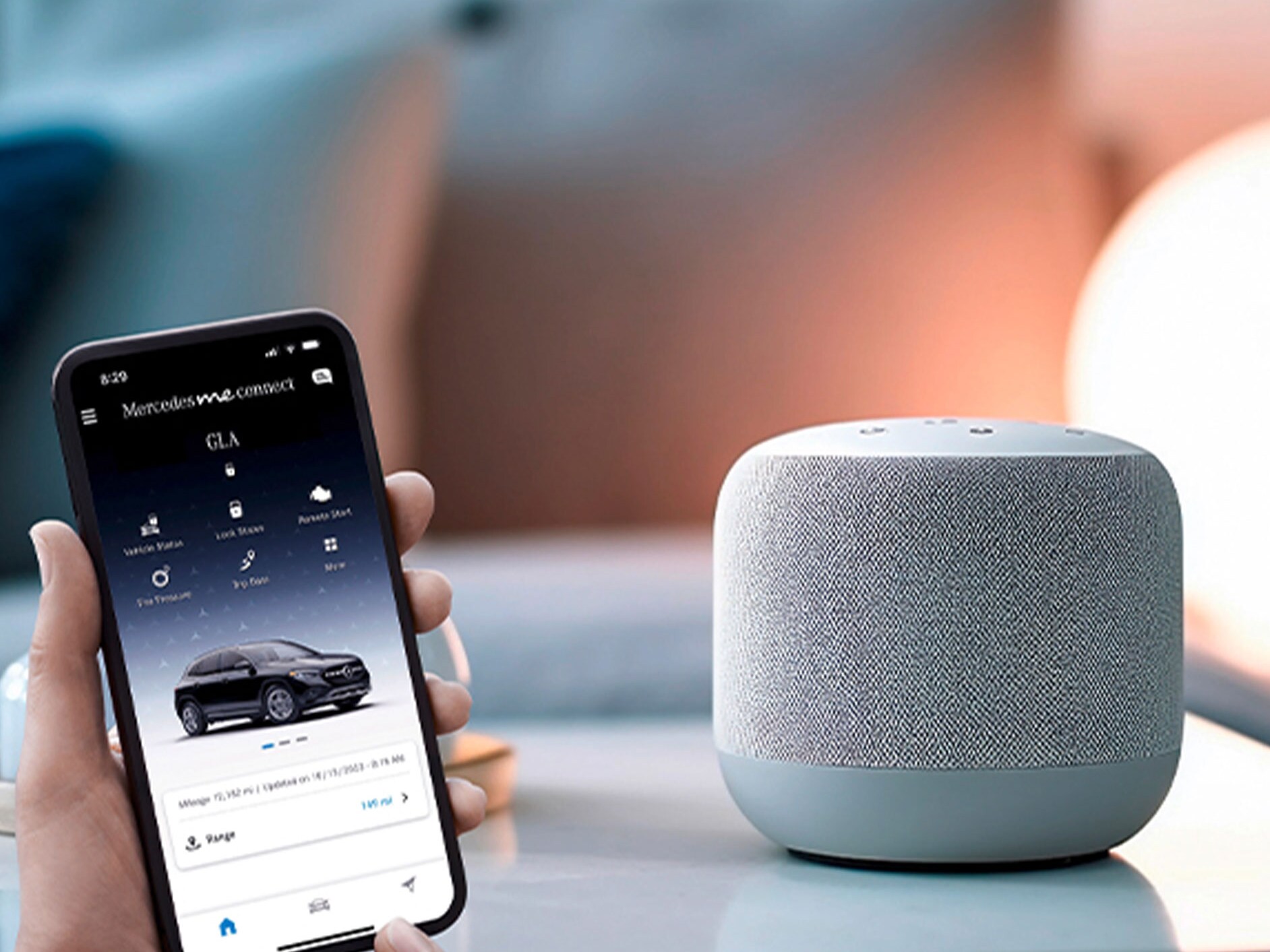 La Interfaz de proveedores externos del equipamiento de serie de los extras digitales de Mercedes-Benz.
