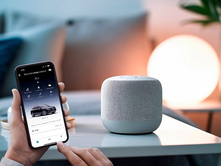 La Interfaz de proveedores externos como uno de los diversos extras digitales de Mercedes-Benz.