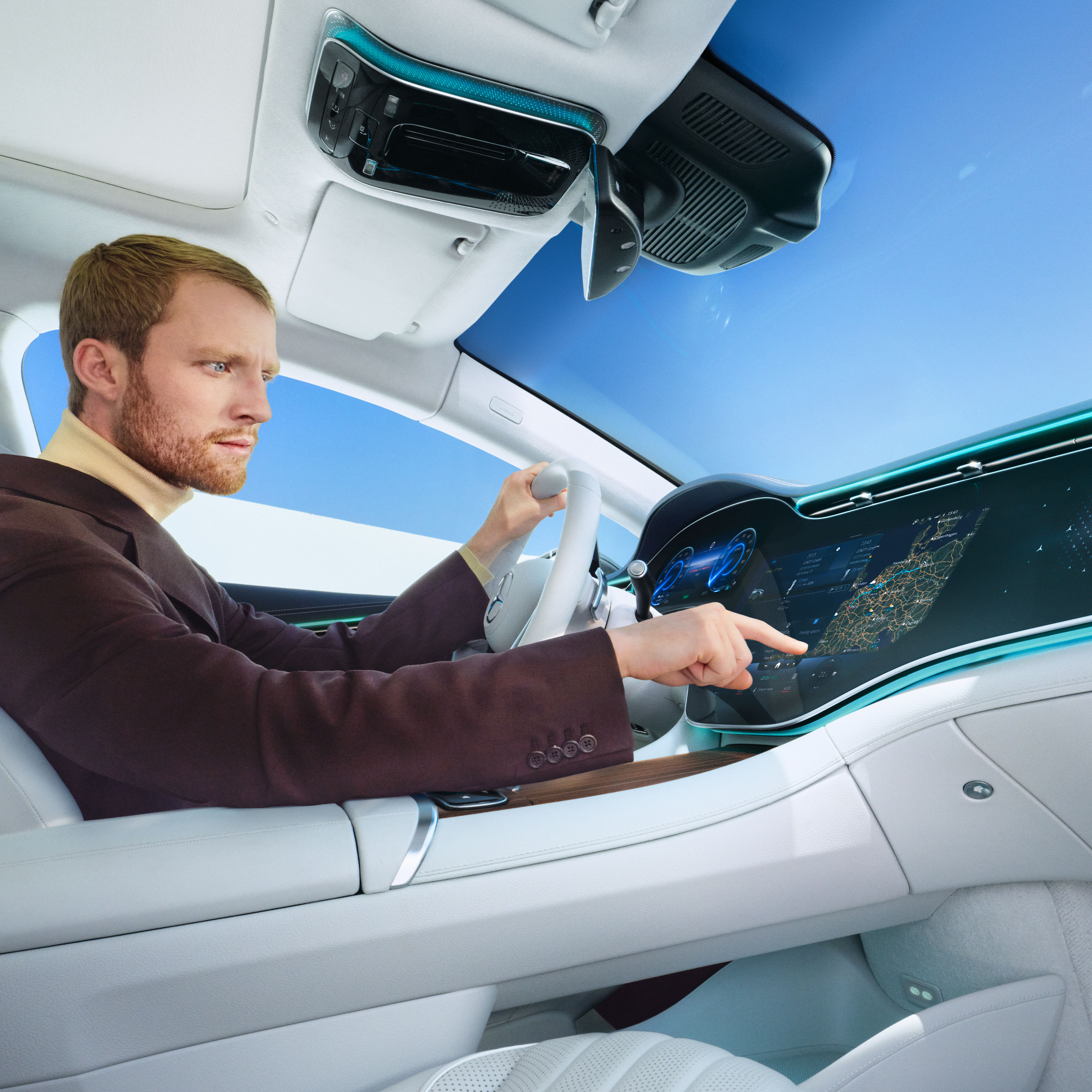 Extras Digitales de Navegación | Mercedes-Benz Los extras digitales «Navigation» en un vehículo Mercedes-Benz.