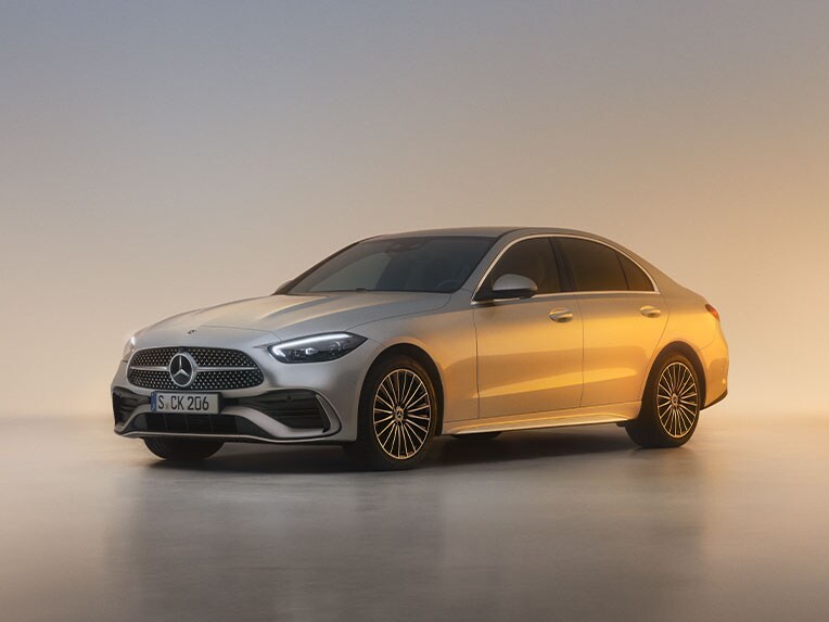 El exterior del Clase C de Mercedes-Benz.