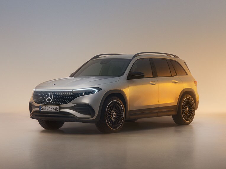 El exterior del EQB de Mercedes-Benz.