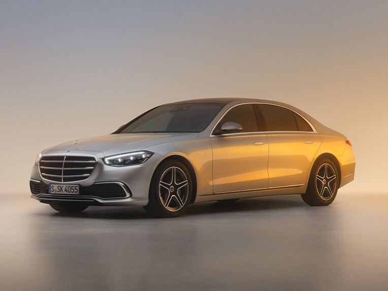 El exterior del Clase S de Mercedes-Benz.
