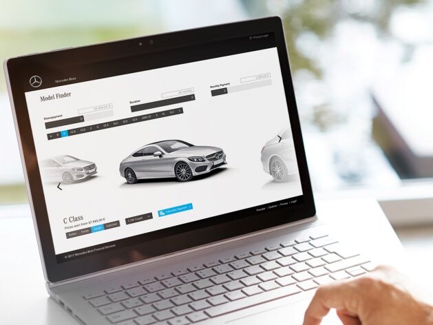 La oferta online de Mercedes-Benz.