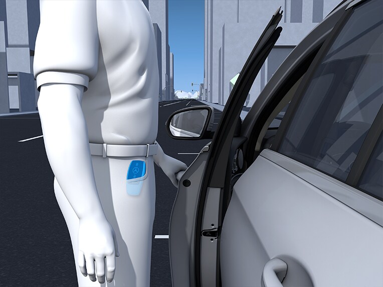 KEYLESS-GO en el Mercedes-Benz Clase B.