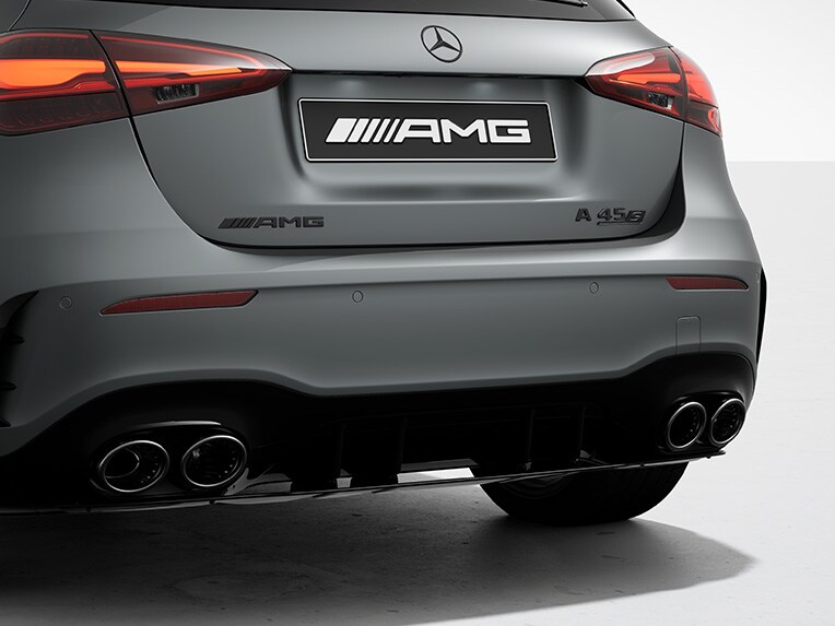 La zaga del Clase A Hatchback de Mercedes-AMG con AMG Real Performance Sound.