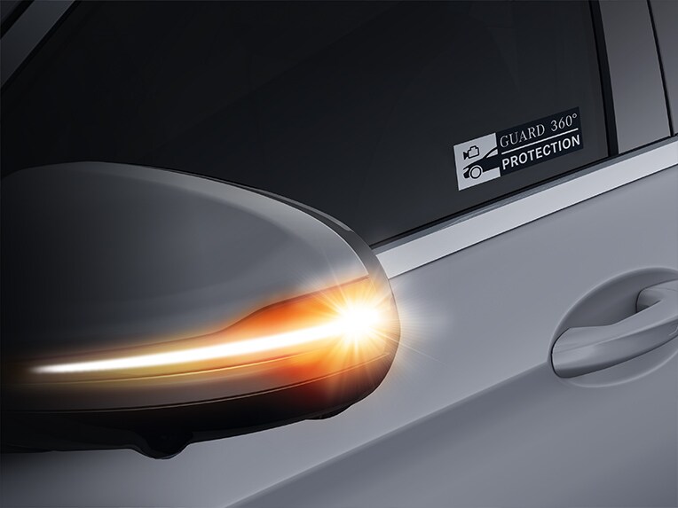 La protección del vehículo GUARD 360° en el Clase A Hatchback de Mercedes-Benz.