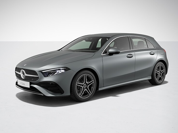 Exterior del Clase A de Mercedes-Benz con la línea AMG.
