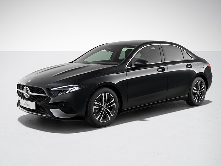 El exterior del Clase A Berlina de Mercedes-Benz con la línea de equipamiento Progressive.