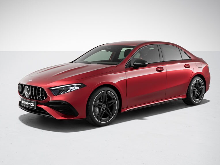 El exterior del Clase A Berlina de Mercedes-Benz con paquete Night.