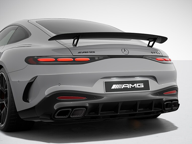 El paquete aerodinámico AMG para el Mercedes-AMG GT Coupé.