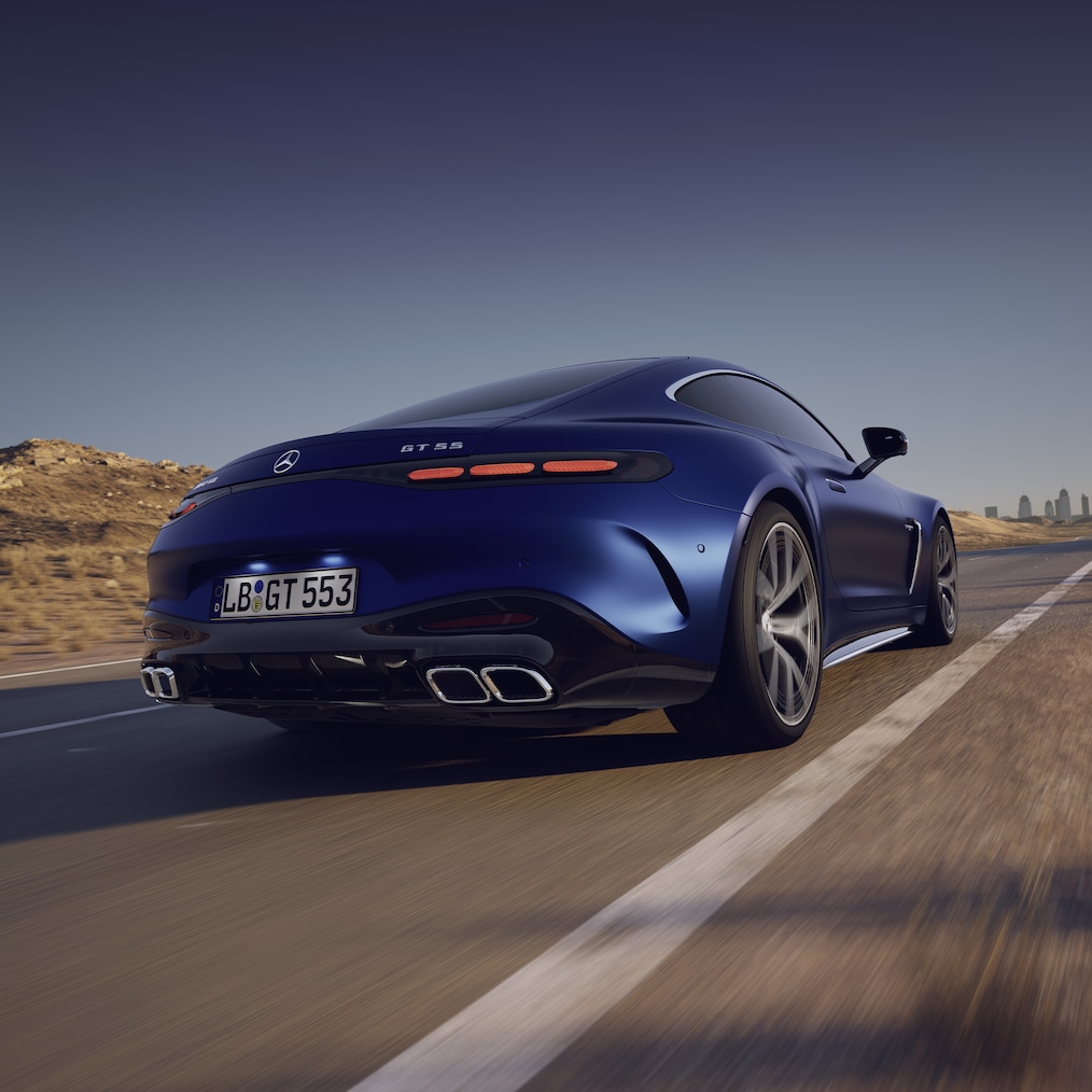 Tracción integral AMG Performance 4MATIC+ en el Mercedes-AMG GT Coupé.