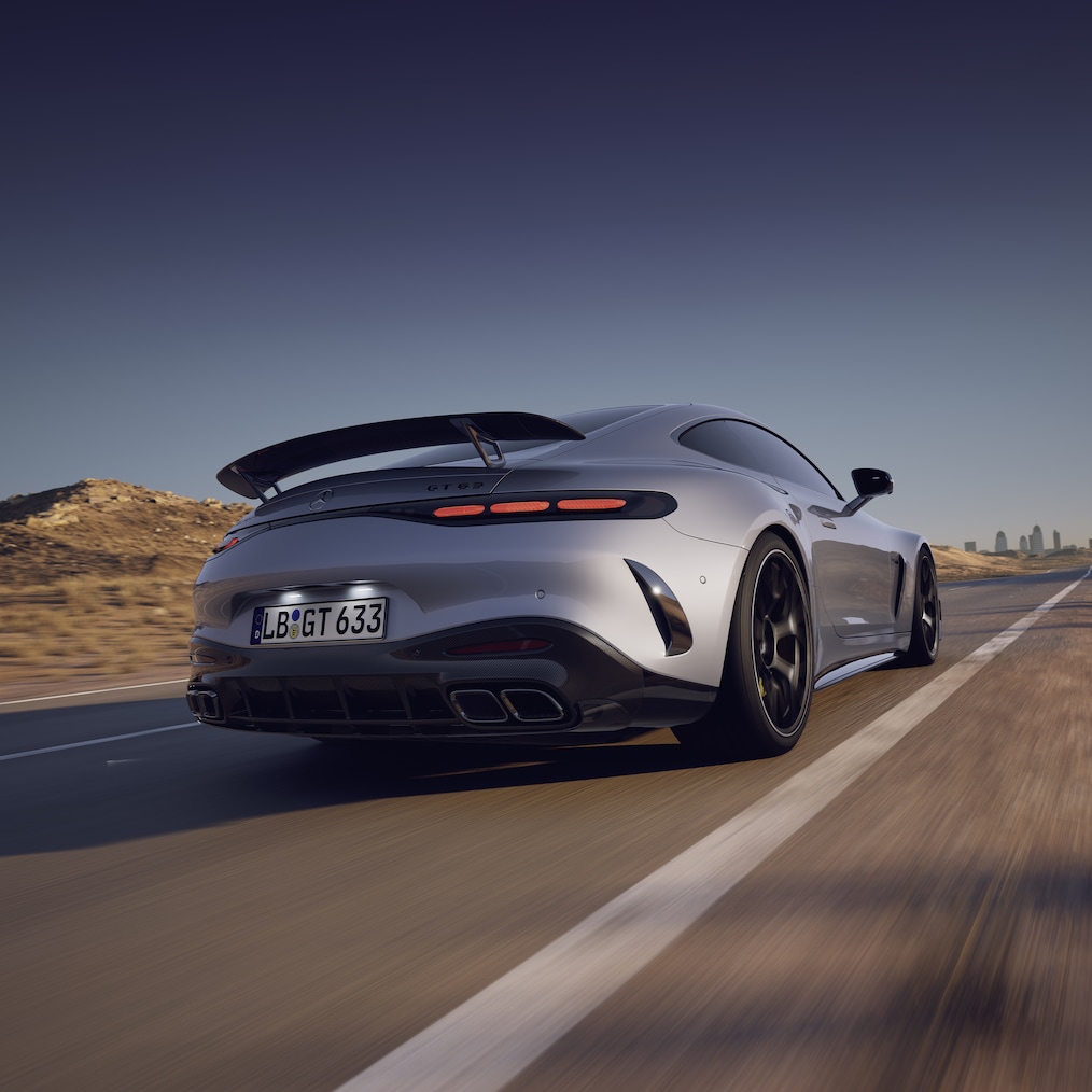 Tracción integral AMG Performance 4MATIC+ en el Mercedes-AMG GT Coupé.