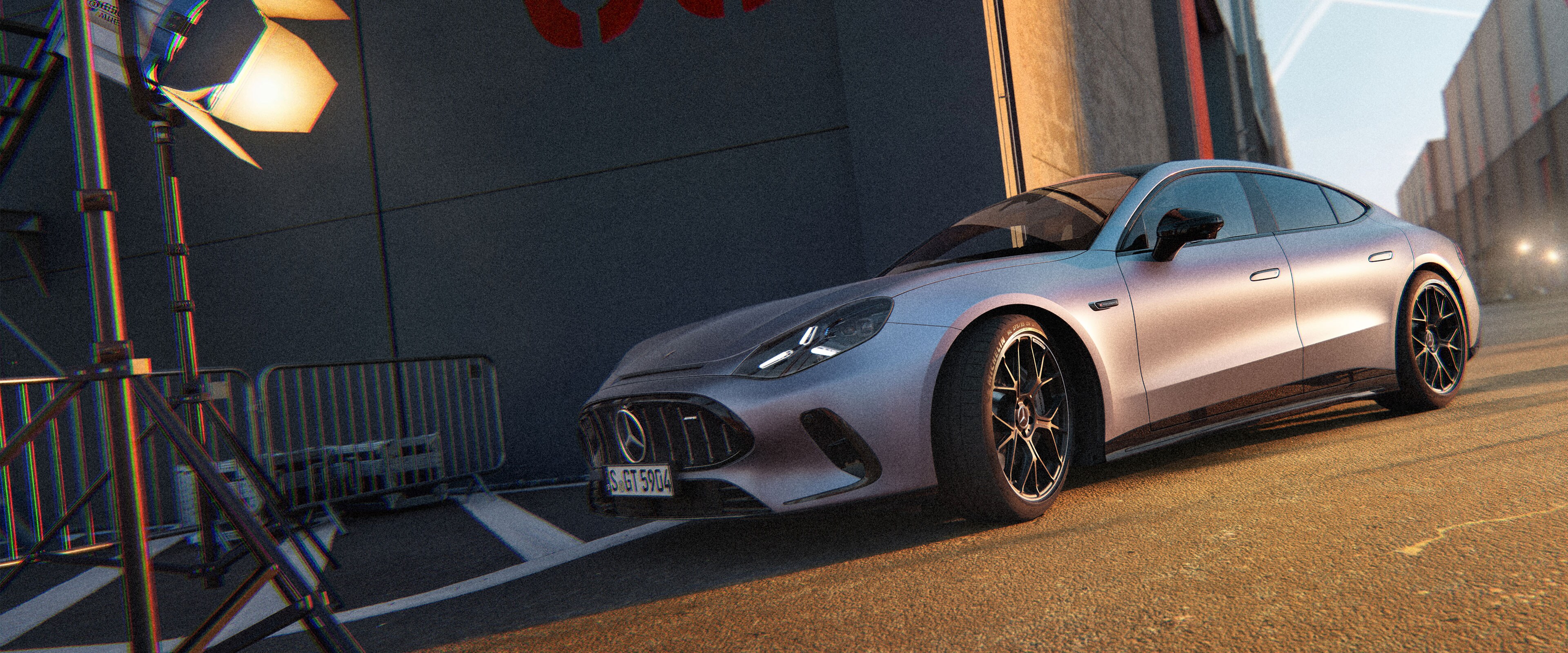 El Mercedes-AMG GT 53 Coupé de 4 puertas.