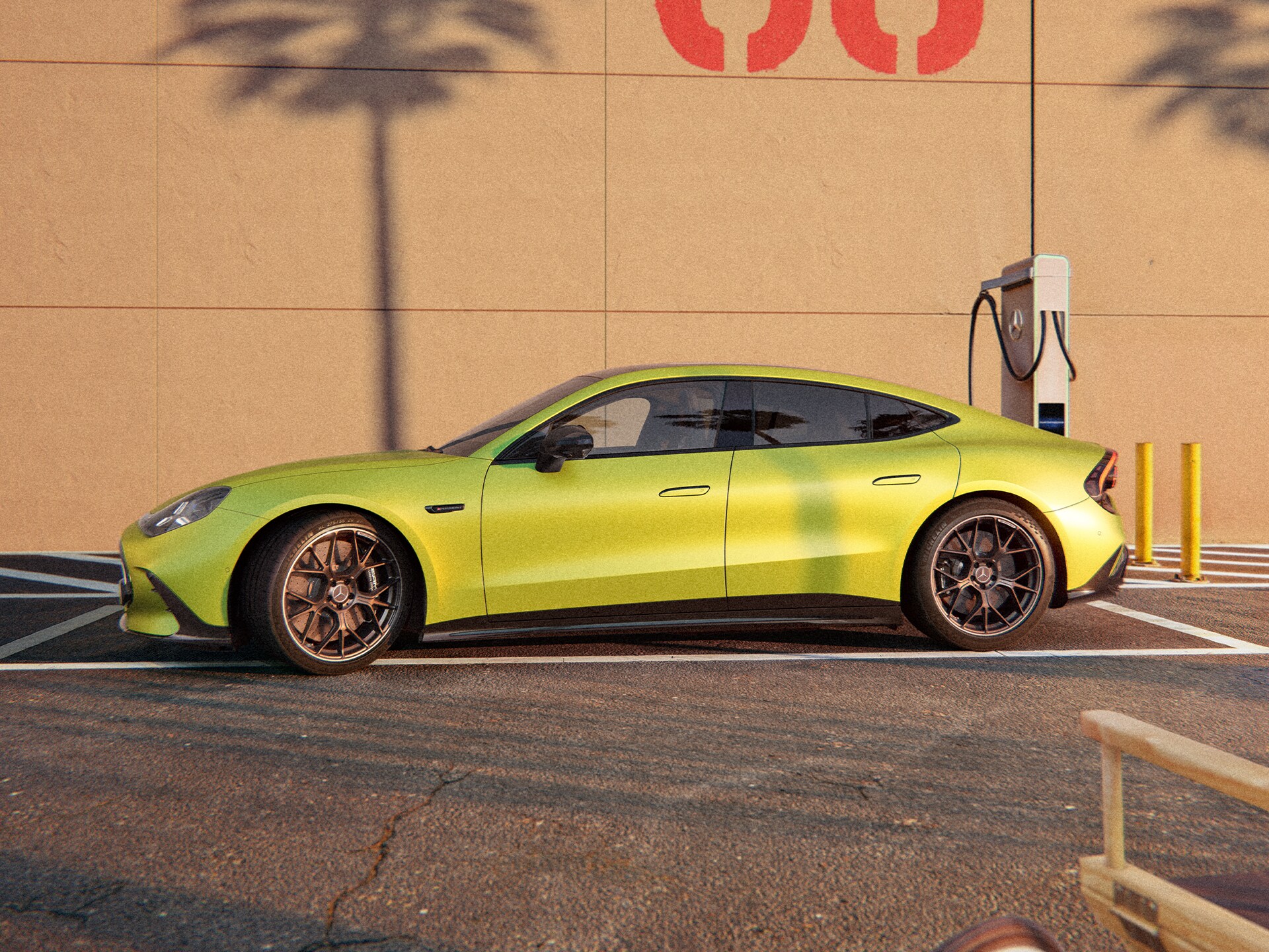 La carga del nuevo GT Coupé de 4 puertas de Mercedes-AMG.