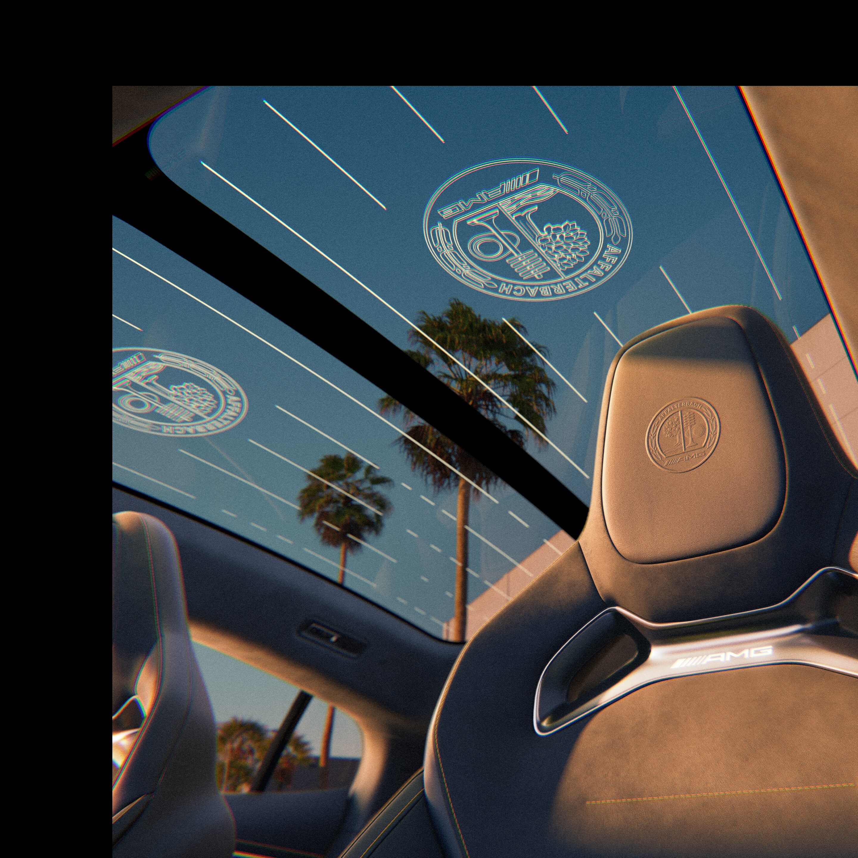 El interior del nuevo GT Coupé de 4 puertas de Mercedes-AMG.