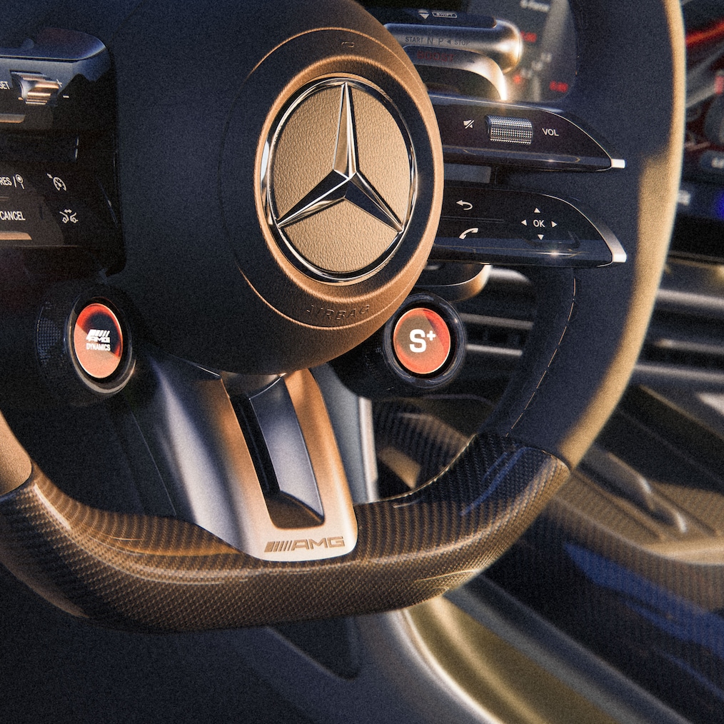 El interior del GT 4 Puertas Coupé de Mercedes-AMG.