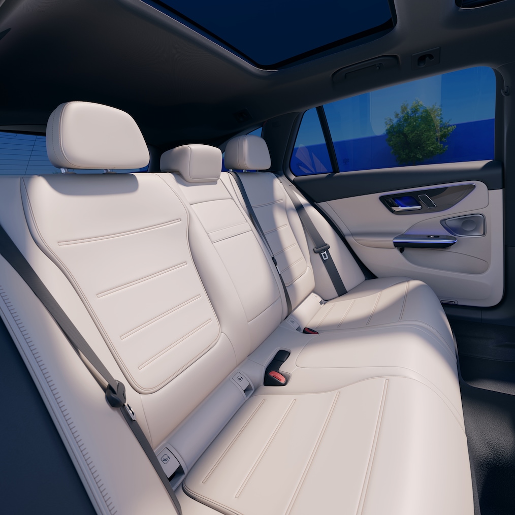 El espacioso interior del nuevo Clase C Estate de Mercedes-Benz.