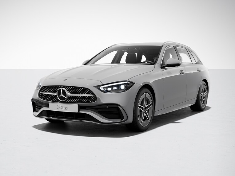 El Mercedes-Benz Clase C Estate con tren de rodaje deportivo.