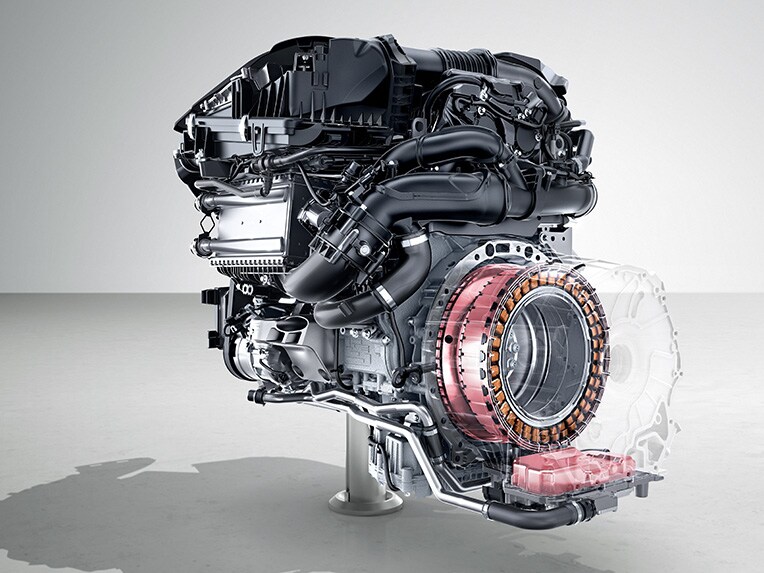 El motor del Mercedes-Benz Clase C Estate.