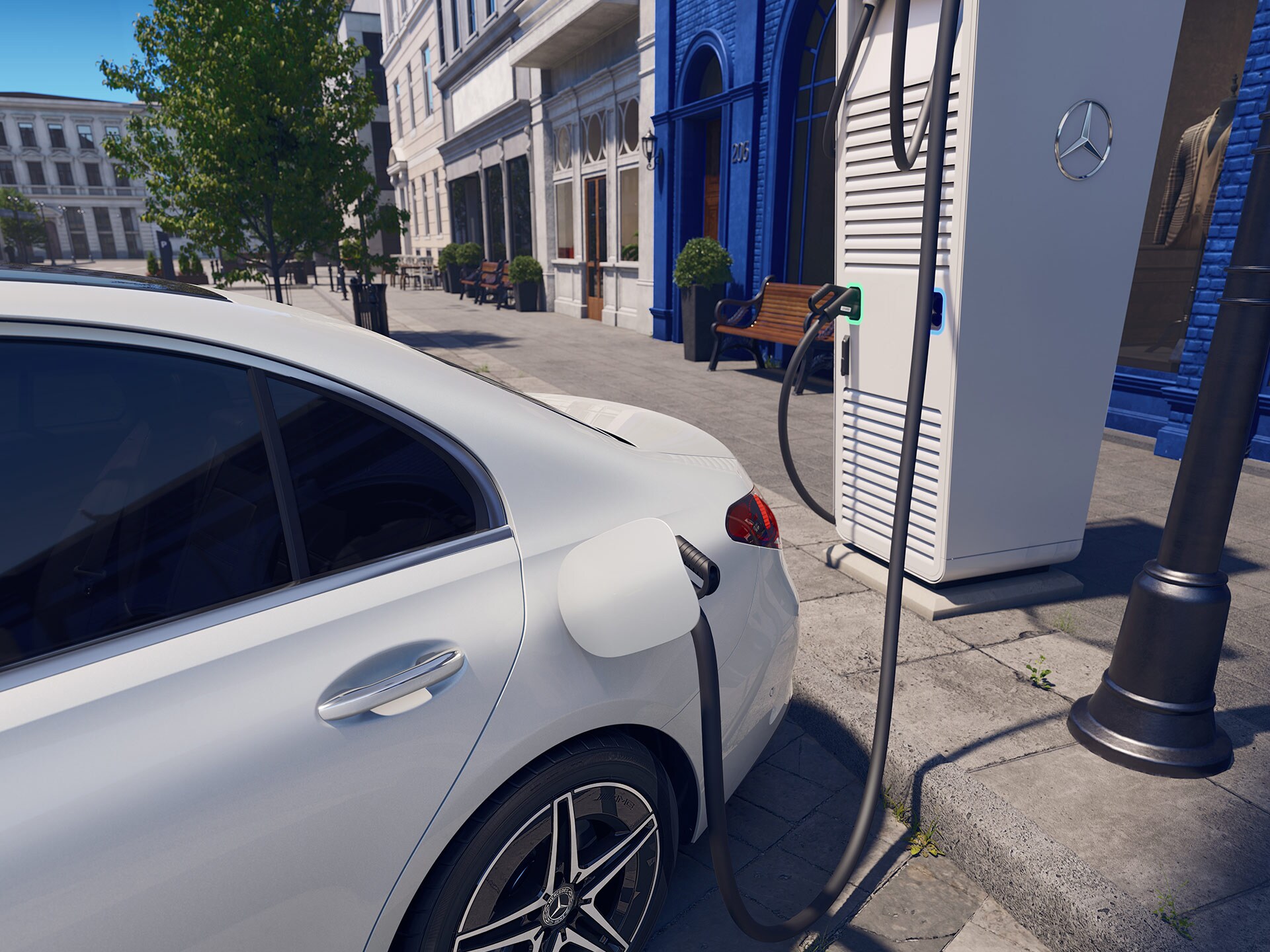 La autonomía del nuevo Clase C Berlina en su versión híbrida enchufable de Mercedes-Benz.