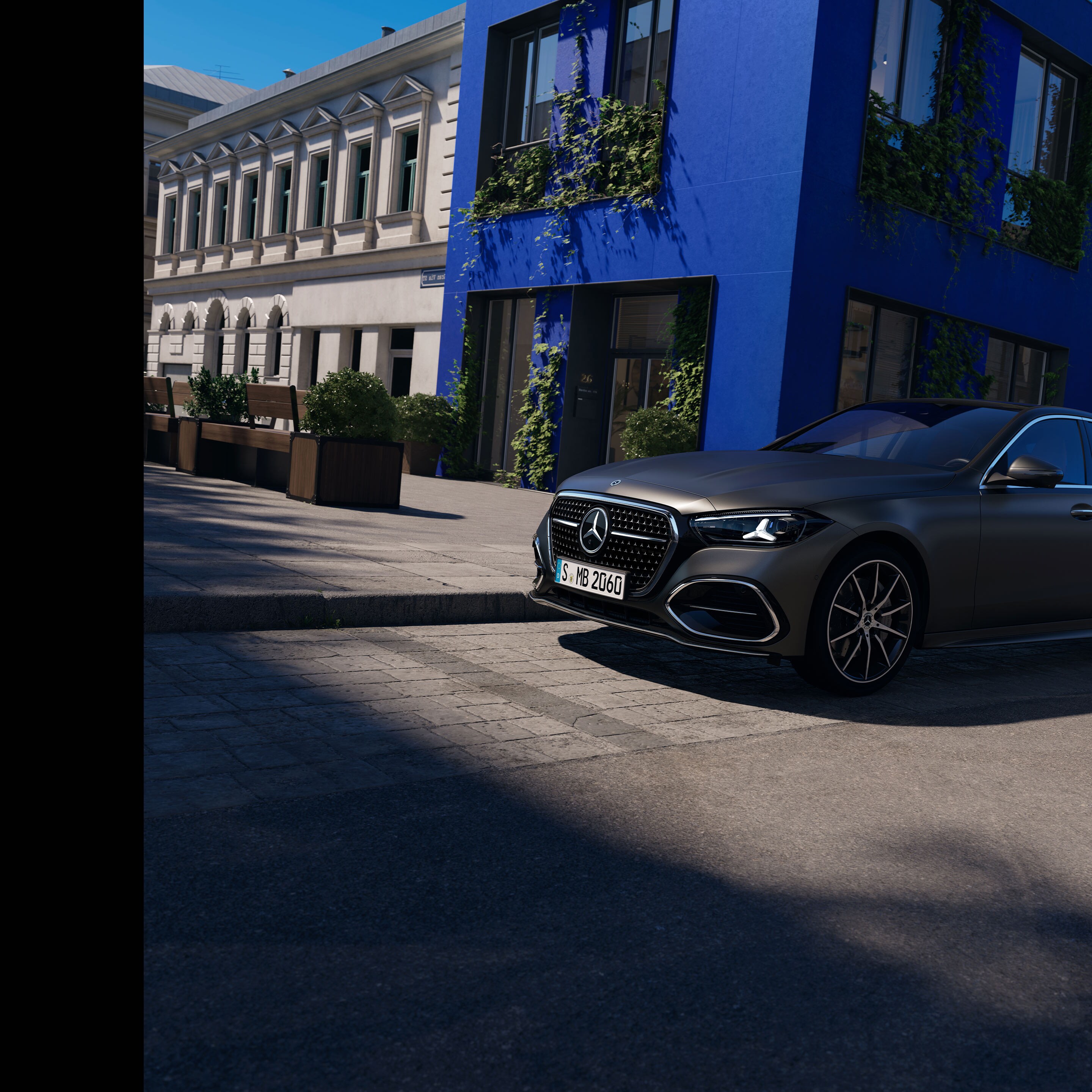 El exterior del nuevo Clase C Berlina de Mercedes-Benz.