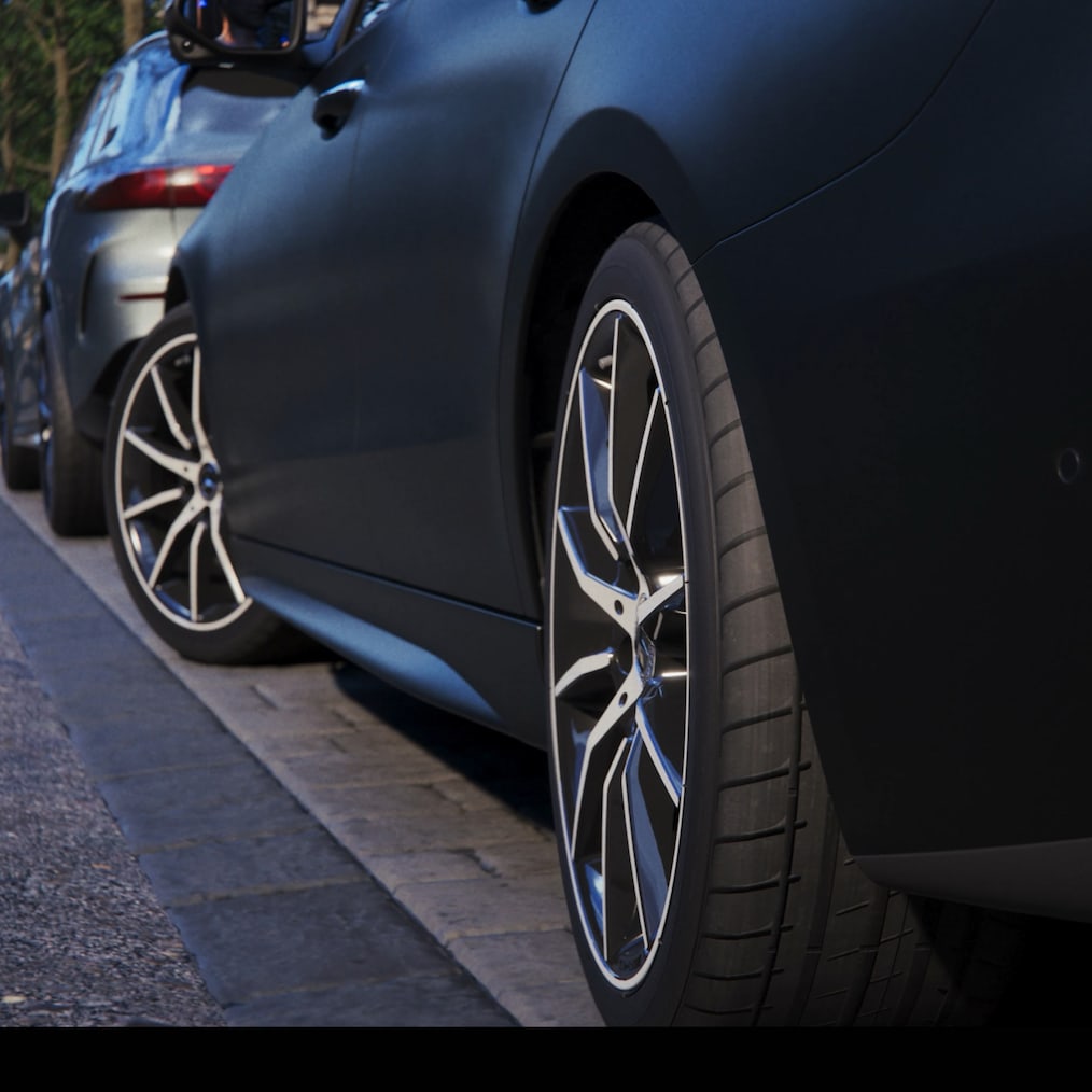 La dirección del eje trasero del nuevo Clase C Berlina de Mercedes-Benz.
