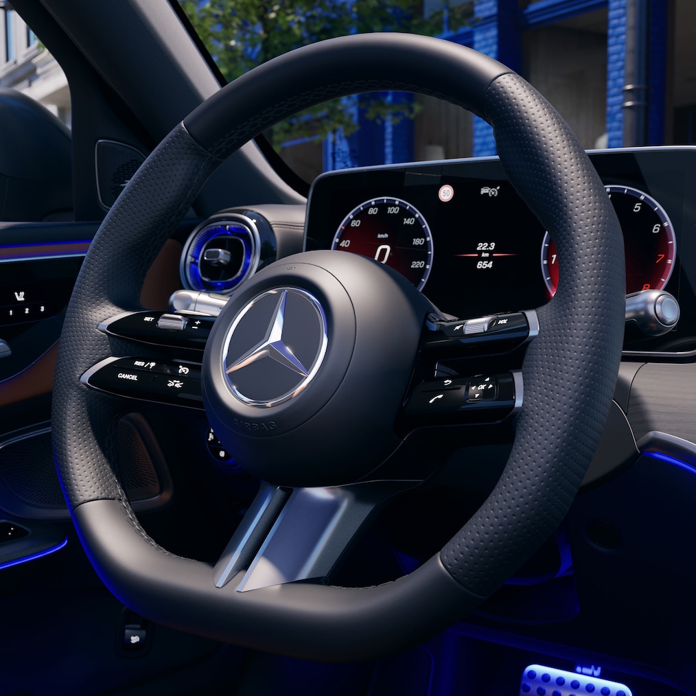 El nuevo volante en el nuevo Clase C Berlina de Mercedes-Benz.