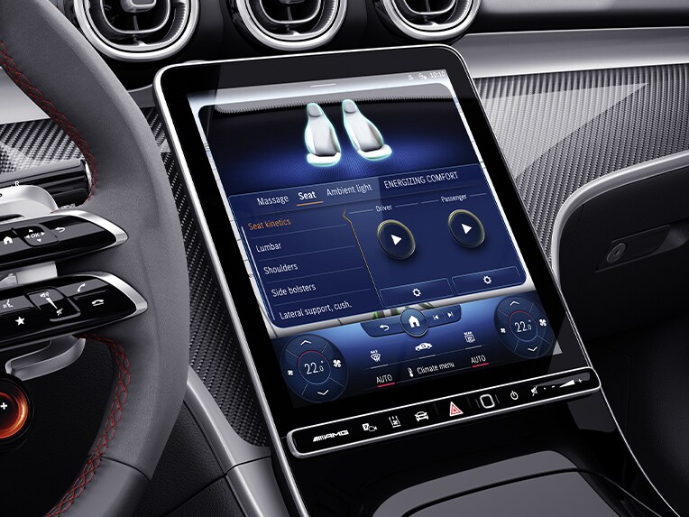 El paquete de asientos AMG Performance High-End del Mercedes-AMG Clase C Berlina.