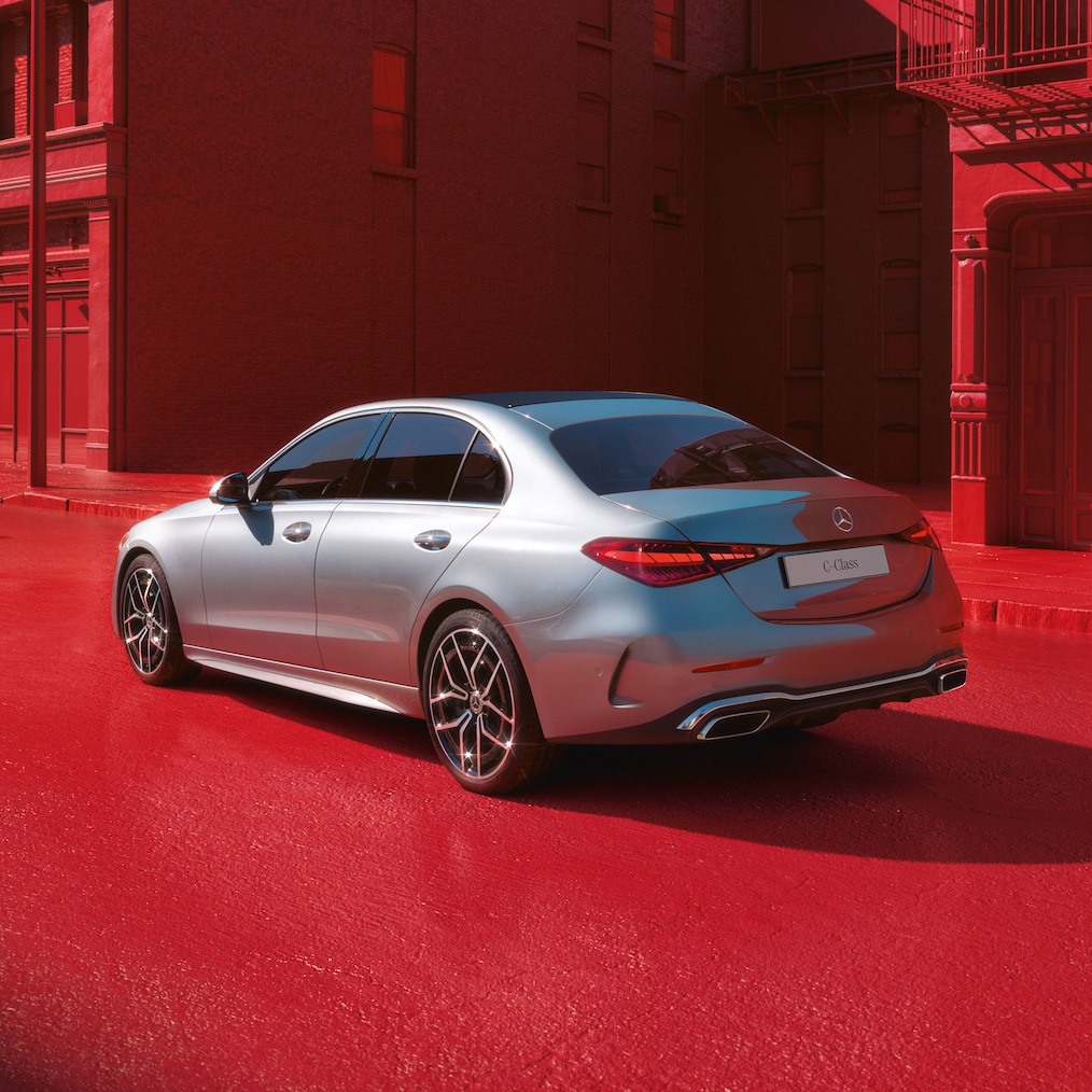 Representación esquemática del funcionamiento de la dirección del eje trasero, por ejemplo al aparcar.