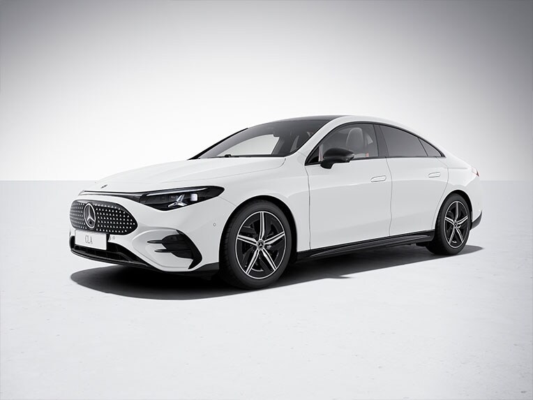 El paquete Night del CLA totalmente eléctrico de Mercedes-Benz.