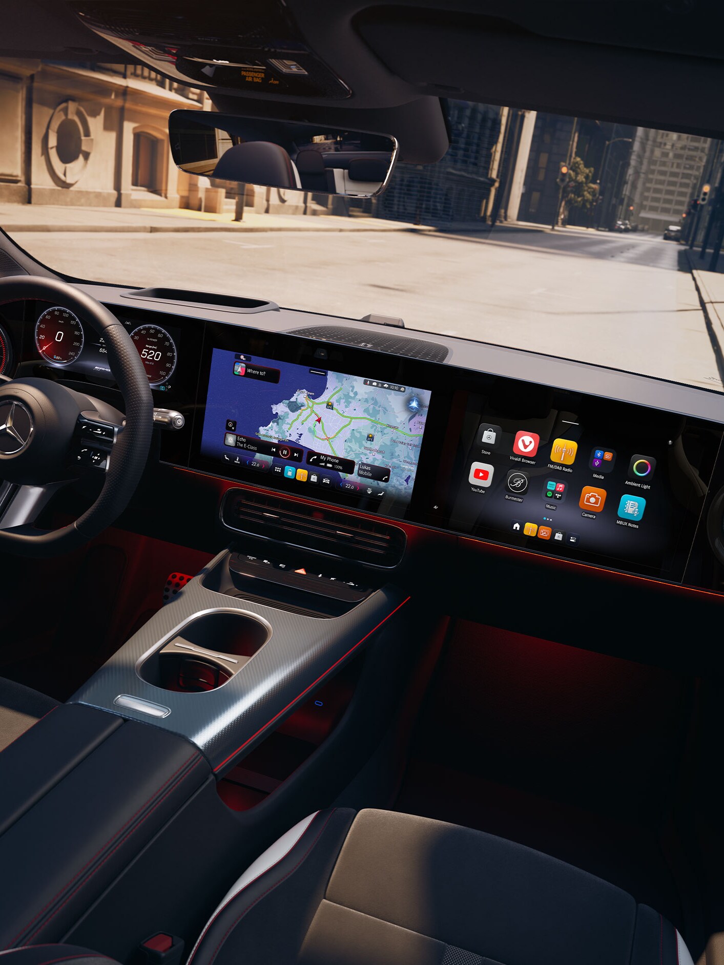 La cuarta generación de MBUX en el nuevo CLA de Mercedes-Benz.