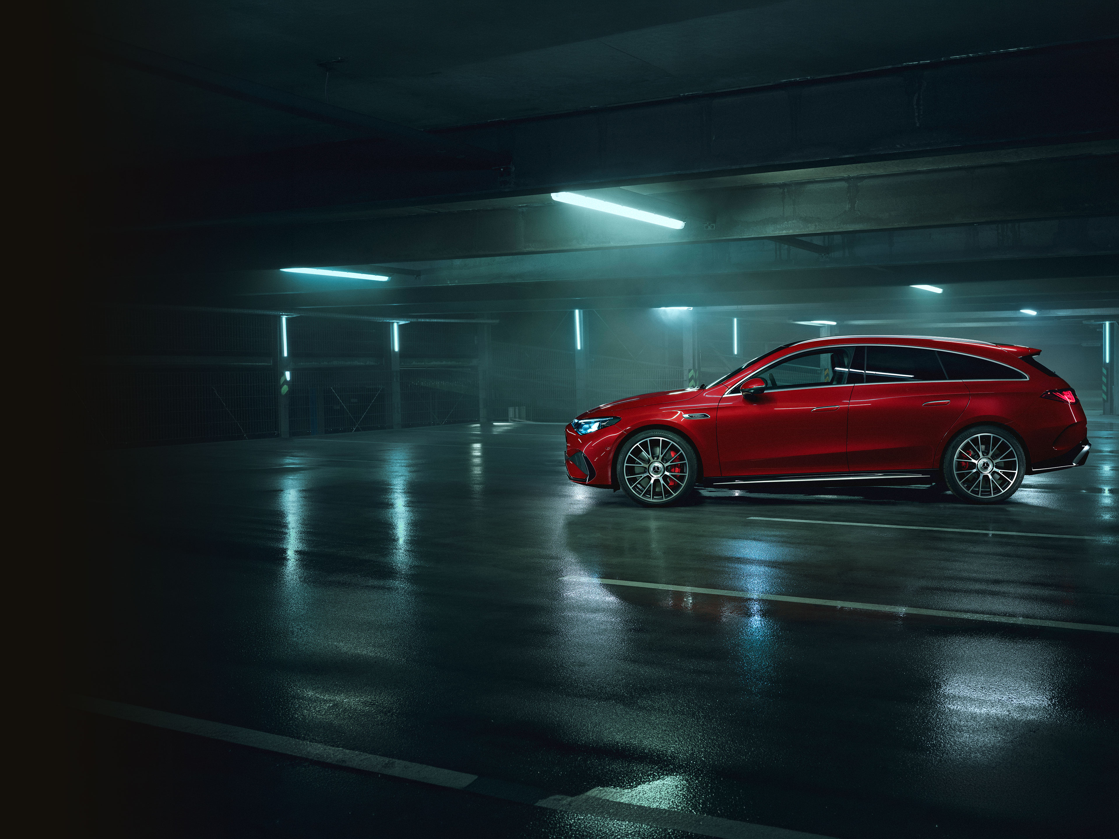 Exterior | CLA Shooting Brake | Mercedes-AMG El exterior del nuevo Mercedes-AMG CLA 45 eléctrico 4MATIC+ Shooting Brake.