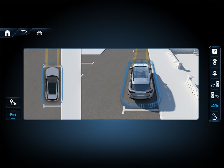 El paquete de aparcamiento con cámara de 360° en el CLE Cabrio de Mercedes-Benz.
