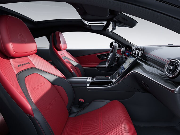 El interior Mercedes-AMG del nuevo Mercedes-AMG CLE Coupé.