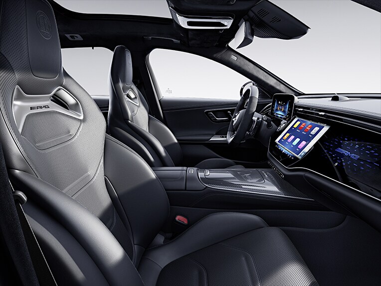 El paquete de asientos AMG Performance High-End del Mercedes-AMG Clase E Estate.