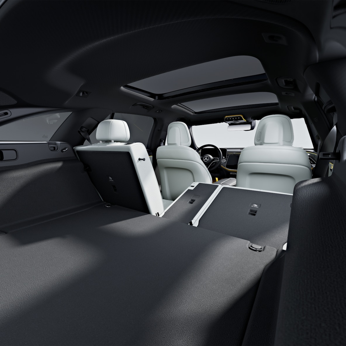 Concepto de espacio flexible del Clase E de Mercedes-Benz.