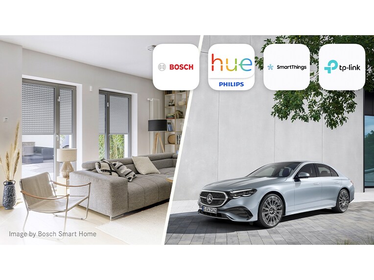 El sistema Smart Home en el Clase E Berlina de Mercedes-Benz.