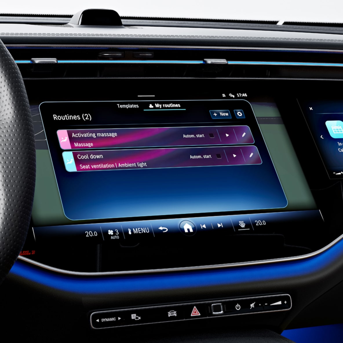 El interior del Clase E Berlina de Mercedes-Benz.