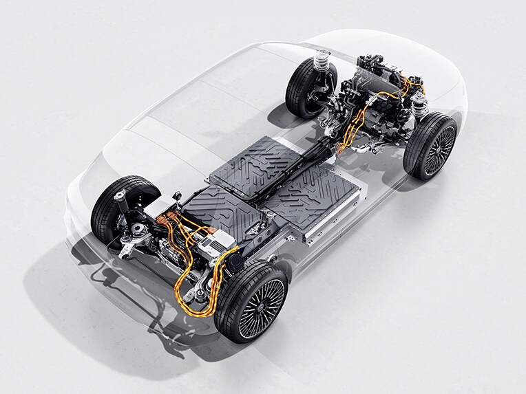 La tracción integral 4MATIC en el EQA de Mercedes-Benz.