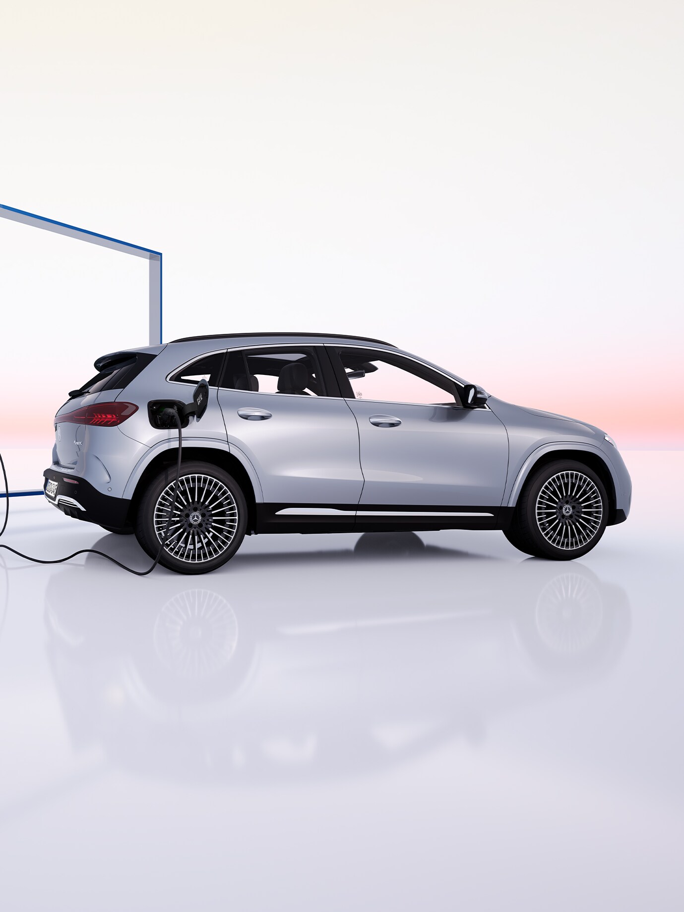 Visual lateral del EQA de Mercedes-Benz