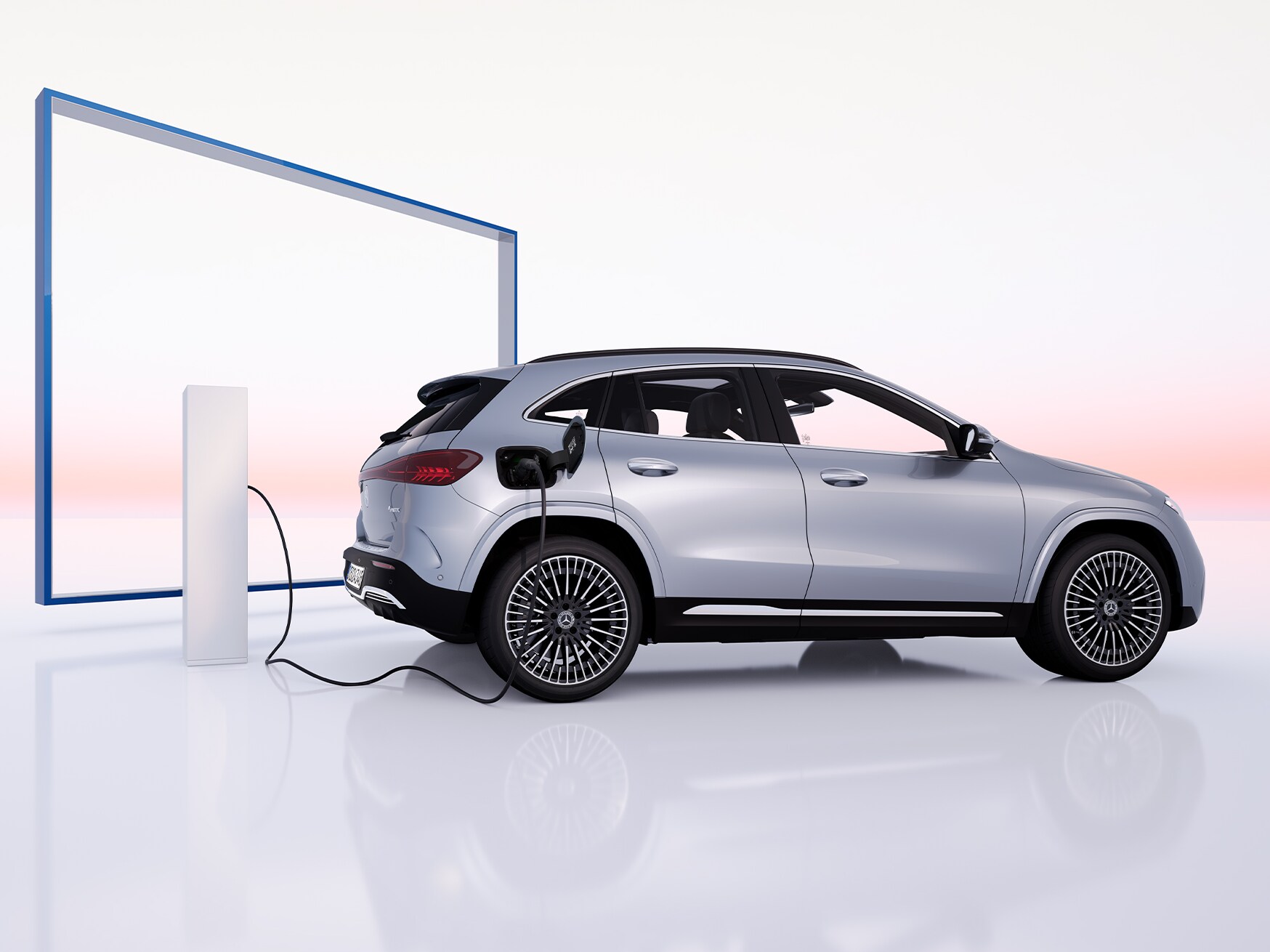 Visual lateral del EQA de Mercedes-Benz