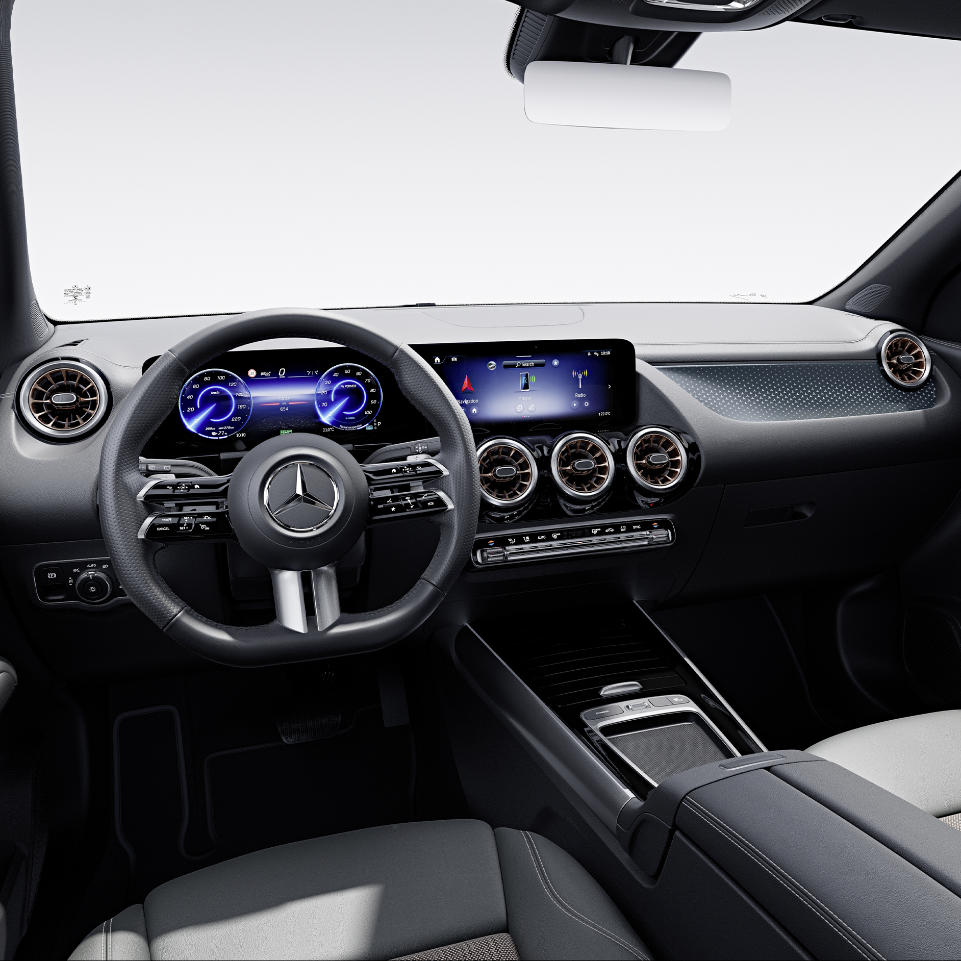 Paquete Advanced Plus con extras digitales | EQA | Mercedes-Benz El EQA de Mercedes-Benz con el paquete Advanced Plus con extras digitales.