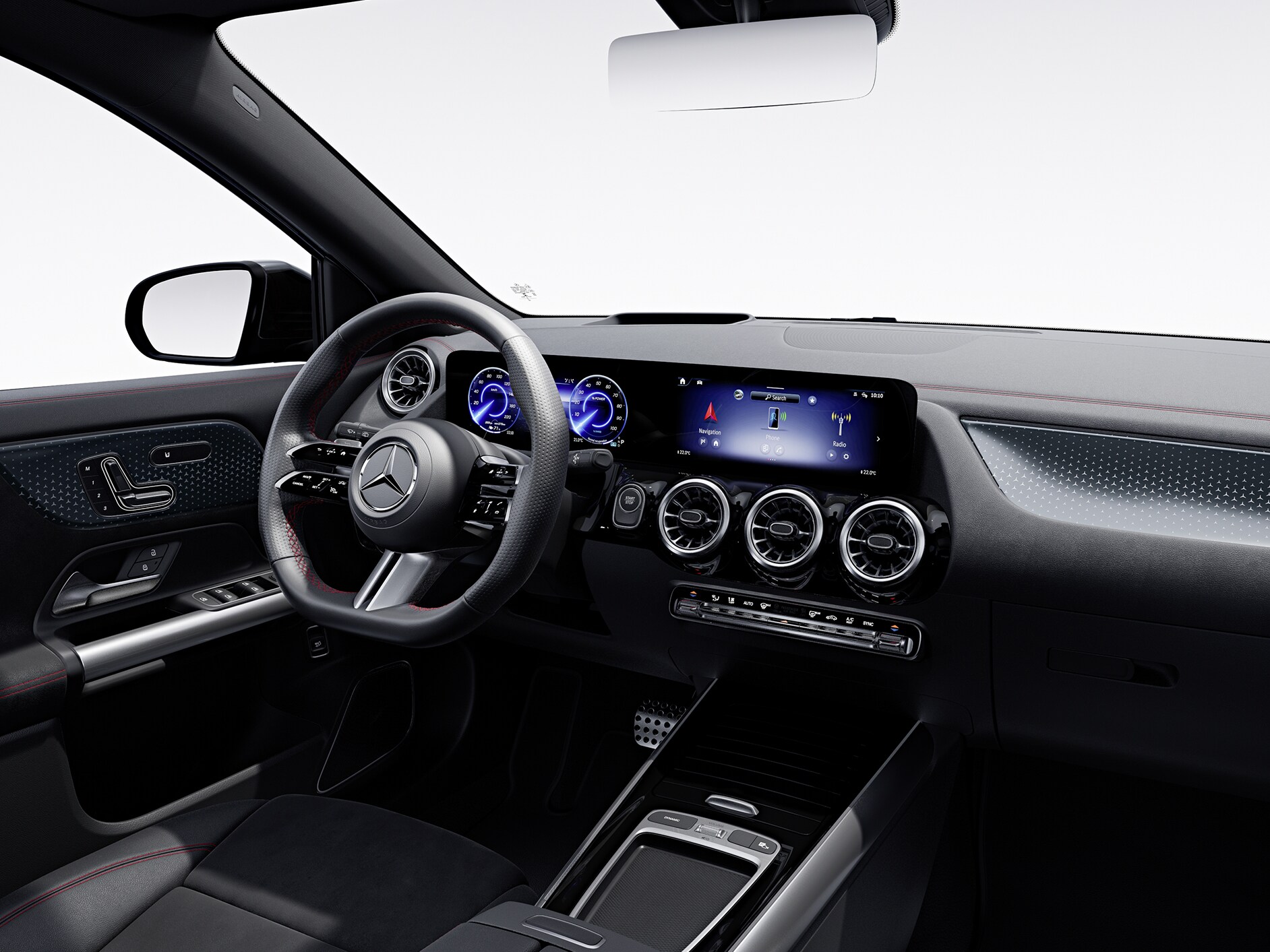 El EQA de Mercedes-Benz con el paquete Premium.