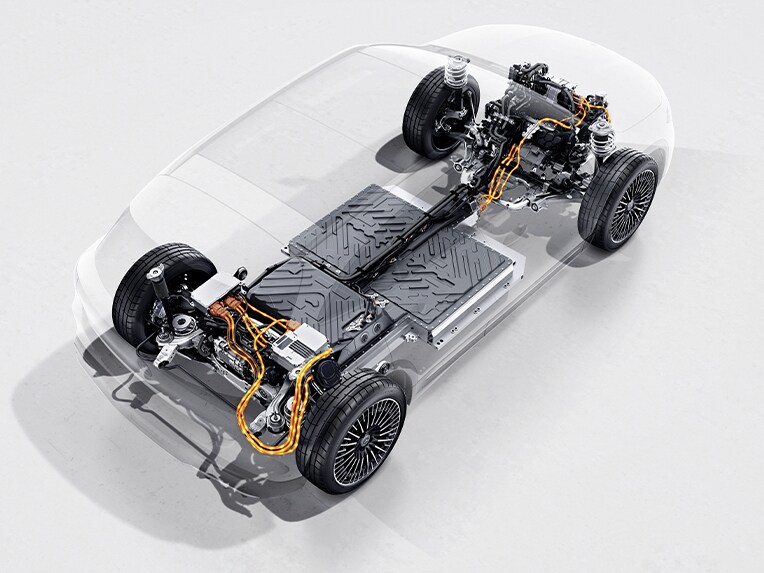 La tracción integral 4MATIC en el EQA de Mercedes-Benz.