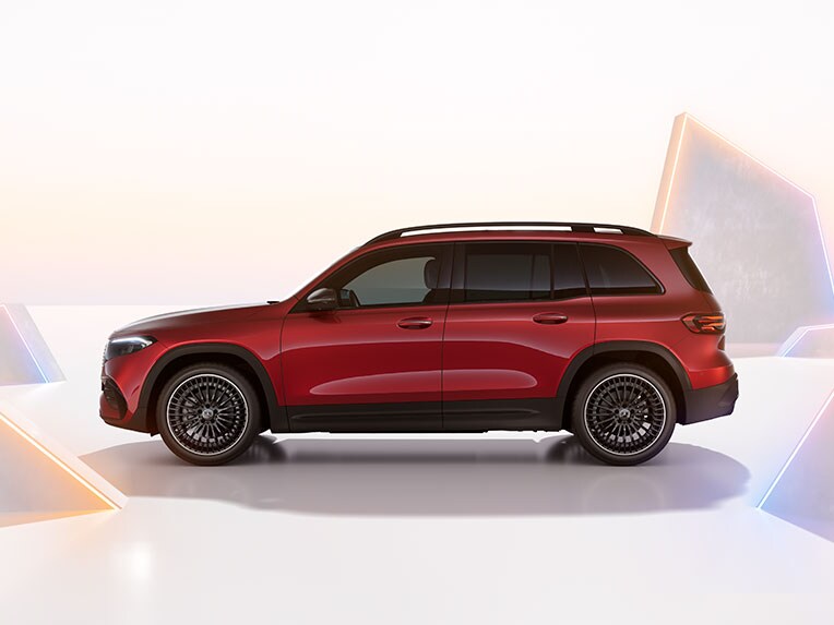 El EQB con la línea de equipamiento AMG Line.