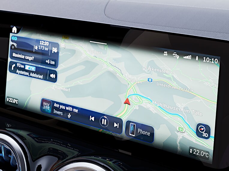 Maximización de la autonomía en el EQB de Mercedes-Benz.