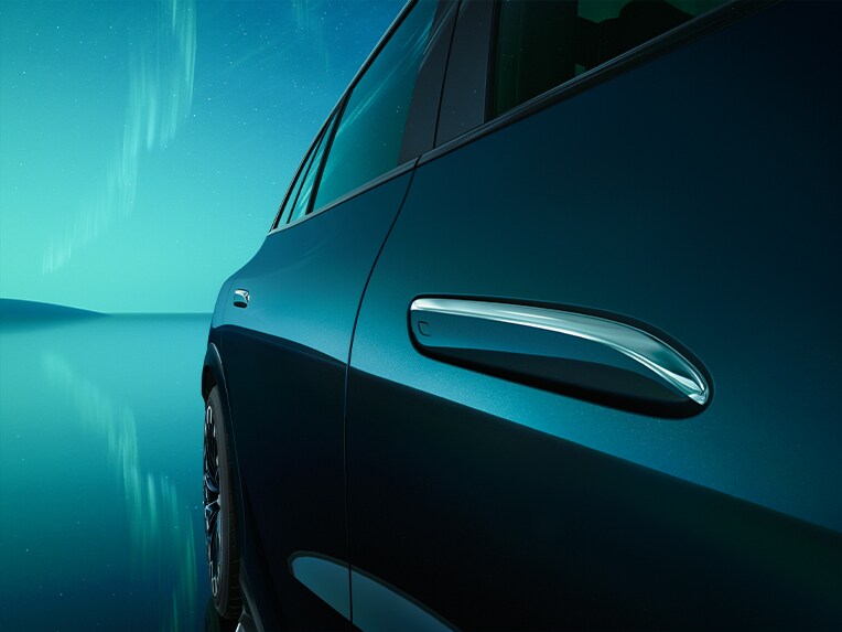 Paquete de confort KEYLESS-GO Plus en el EQE SUV de Mercedes-Benz.
