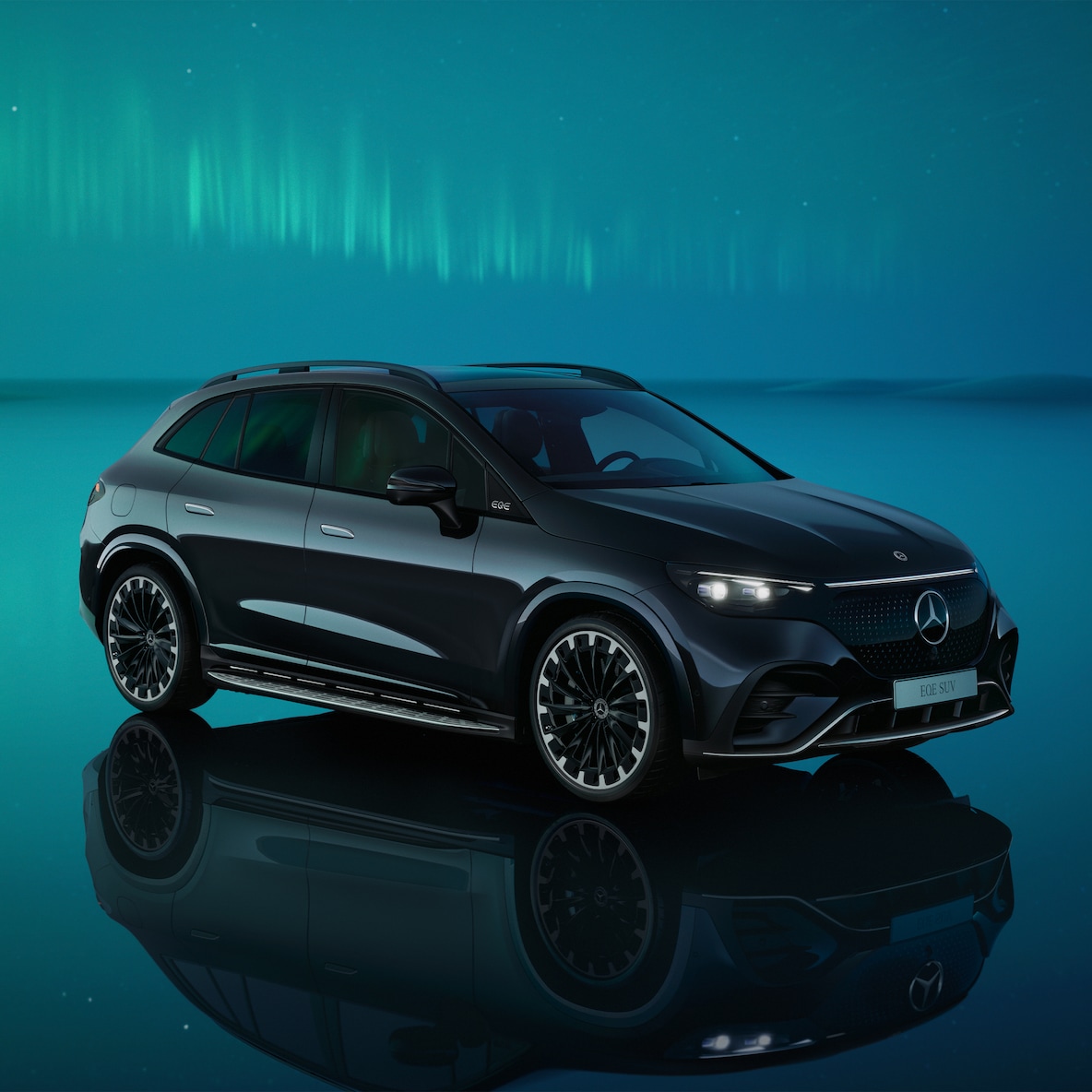 El exterior del Mercedes-Benz SUV EQE.